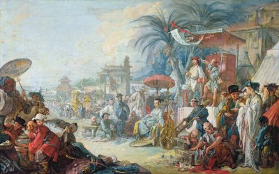 The Chinese Fair, c.1742 by François Boucher